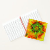 サイケデリックカラフルモダン抽象芸術 ノートブック (内部)