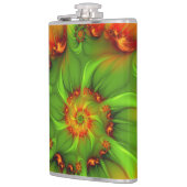 サイケデリックカラフルモダン抽象芸術 フラスク (左)