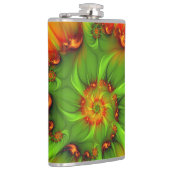 サイケデリックカラフルモダン抽象芸術 フラスク (右)