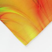 サイケデリックカラフルモダン抽象芸術 フリースブランケット (角)