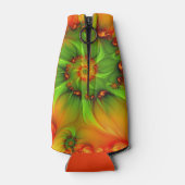 サイケデリックカラフルモダン抽象芸術 ボトルクーラー (裏面)