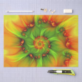 サイケデリックカラフルモダン抽象芸術 薄葉紙 (クラフト)