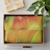 サイケデリックカラフルモダン抽象芸術 薄葉紙 (ギフト)