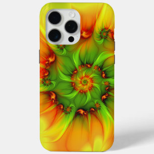 サイケデリックカラフルモダン抽象芸術 iPhone 15 PRO MAXケース