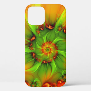 サイケデリックカラフルモダン抽象芸術 iPhone 12 PROケース