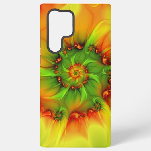 サイケデリックカラフルモダン抽象芸術 SAMSUNG GALAXYケース (裏面)