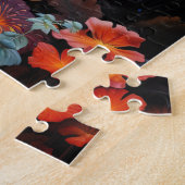 サイケデリックカラフル茸 ジグソーパズル (側面)