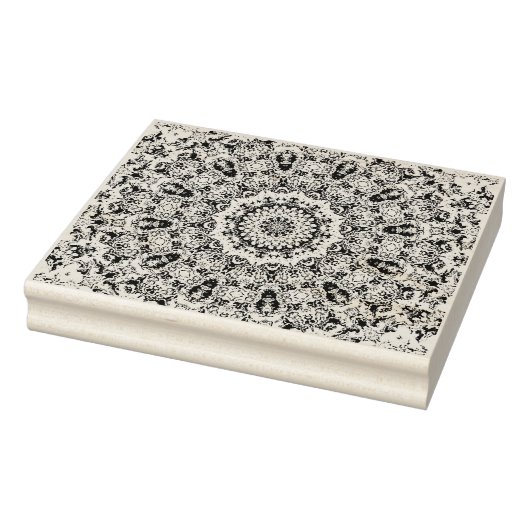 サイケデリックカラフル華美Hippie曼荼羅 ラバースタンプ (スタンプ)