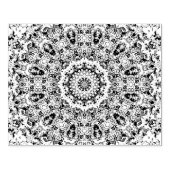 サイケデリックカラフル華美Hippie曼荼羅 ラバースタンプ (インプリント)