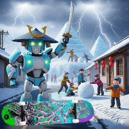 サイケデリックカラフル スケートボード