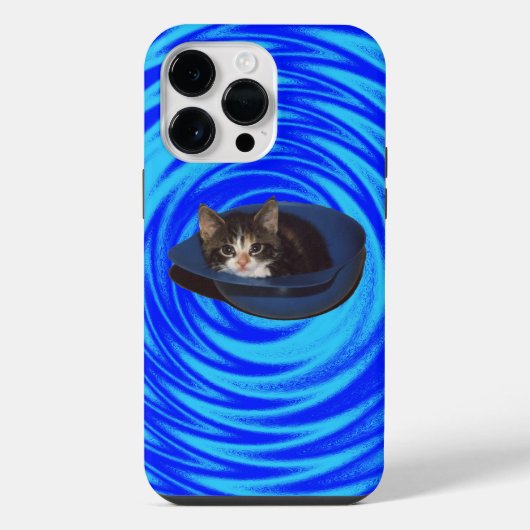 サイケデリックキャット iPhoneケース (裏面)