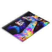 サイケデリックキリン編集可能名 ノートブック (左側)