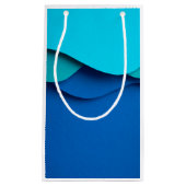 サイケデリックギフトボックス：カスタマイズ可能なカラーバースト スモールペーパーバッグ (正面)