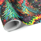 サイケデリッククリスマス#2 ラッピングペーパー (ロールコーナー)