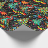サイケデリッククリスマス#2 ラッピングペーパー (角)