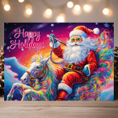 サイケデリックサンタオンレインボーホース シーズンカード