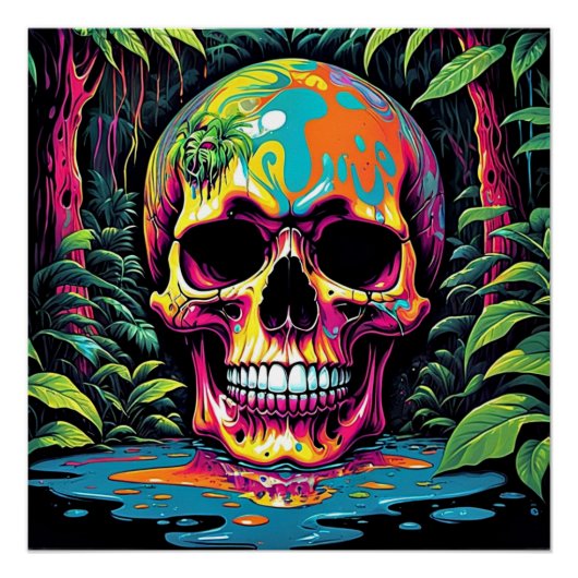 サイケデリックスカル5 ポスター (正面)