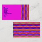 サイケデリックストライプ 名刺 (正面/裏面)