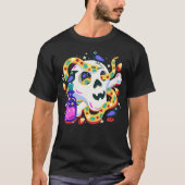 サイケデリックスネークポーションゴーストハロウィン Tシャツ (正面)