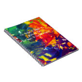サイケデリックスパイラルジャーナルノートブック ノートブック (右側)