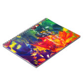 サイケデリックスパイラルジャーナルノートブック ノートブック (左側)