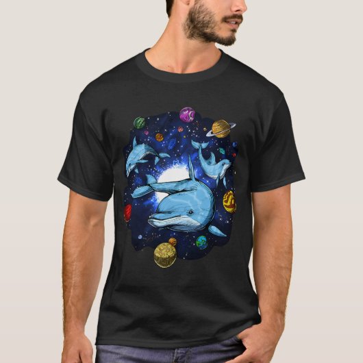 サイケデリックスペースドルフィン Tシャツ (正面)