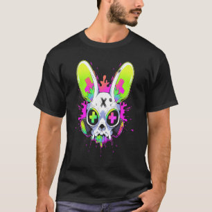 サイケデリックテクノラビットレーヴEDMパンクグランジAES Tシャツ