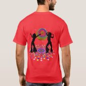 サイケデリックディスコTシャツ Tシャツ (裏面)