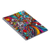 サイケデリックデザイン ノートブック (右側)