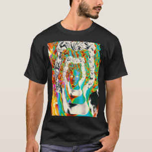 サイケデリックトリップ(幻覚体験)のようなキノコ酸旅行精神病 Tシャツ
