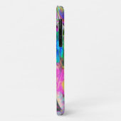 サイケデリックトリップ(幻覚体験)のような緑青の花 Case-Mate iPhoneケース (裏面/左)