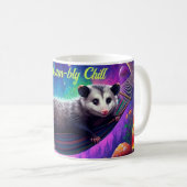 サイケデリックトリップ（幻覚体験）のようなHippieオポカスタムッサム コーヒーマグカップ (正面右)