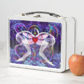 「サイケデリックドラゴンフライ雨林」 メタルランチボックス (インサイチュ)