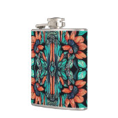サイケデリックハワイアン フラスク (左)