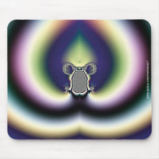 サイケデリックハート マウスパッド (正面)