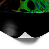 サイケデリックバイオハザードのシンボル ポスター (コーナー)