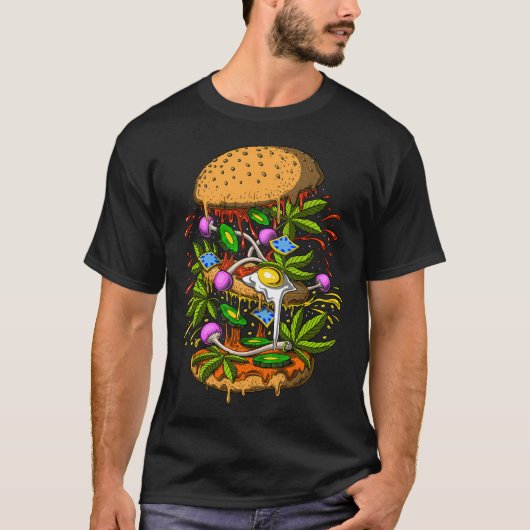 サイケデリックバーガー Tシャツ (正面)