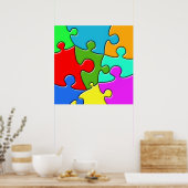 サイケデリックパズル ポスター (キッチン)