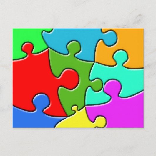 サイケデリックパズル ポストカード (正面)