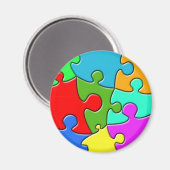 サイケデリックパズル マグネット (正面/裏面)