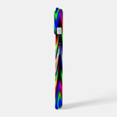 サイケデリックパーティーの波..... iPhone 15ケース (左側面)
