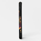 サイケデリックヒッピー黒金ゴールドと紫 Case-Mate iPhoneケース (裏面/左)