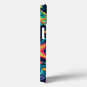 サイケデリックヒトデと宇宙波 Case-Mate iPhoneケース (裏面 / 右)