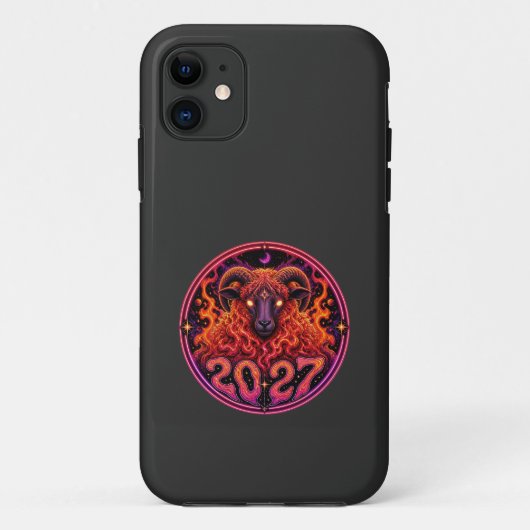 サイケデリックファイアラム牡羊座 Case-Mate iPhoneケース (裏面)