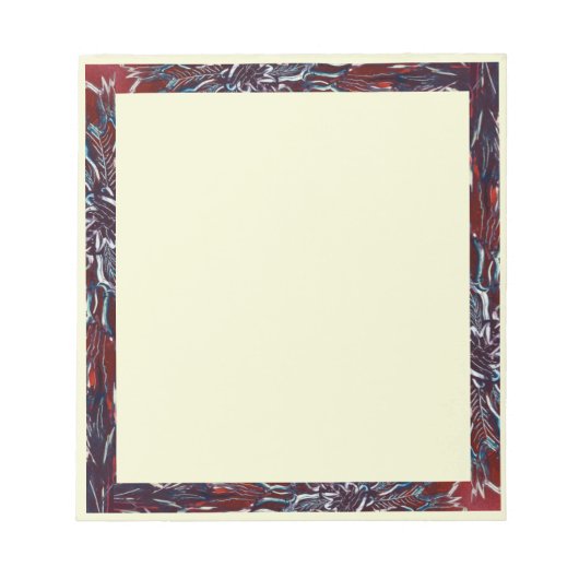 サイケデリックファンキー花縁ど ノートパッド (正面)