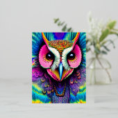 サイケデリックファンタジーキャラクターポートレート 箔シーズンポストカード (立ち正面)