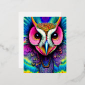 サイケデリックファンタジーキャラクターポートレート 箔シーズンポストカード (正面/裏面)