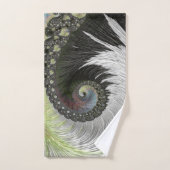 サイケデリックファンタジー緩和曲線 バスタオルセット (ハンドタオル)