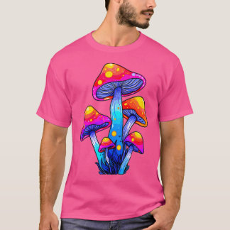 サイケデリックフェスティバルレイバーEDM DJキノコ Tシャツ