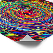 サイケデリックプリント ポスター (角)